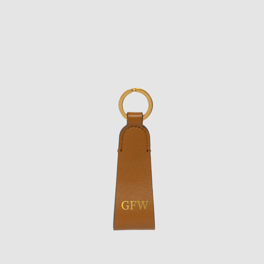 Small Loop Keyring Rich Tan