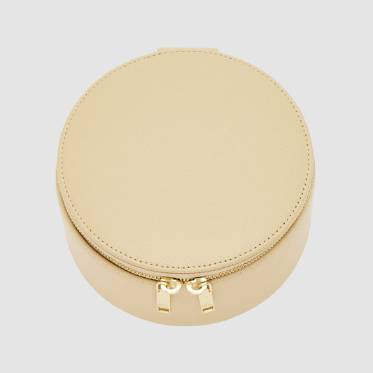 Essential Jewellery Box Recycled Saffiano Sand
