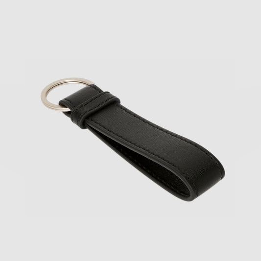 Black Nappa Leather Key Chain