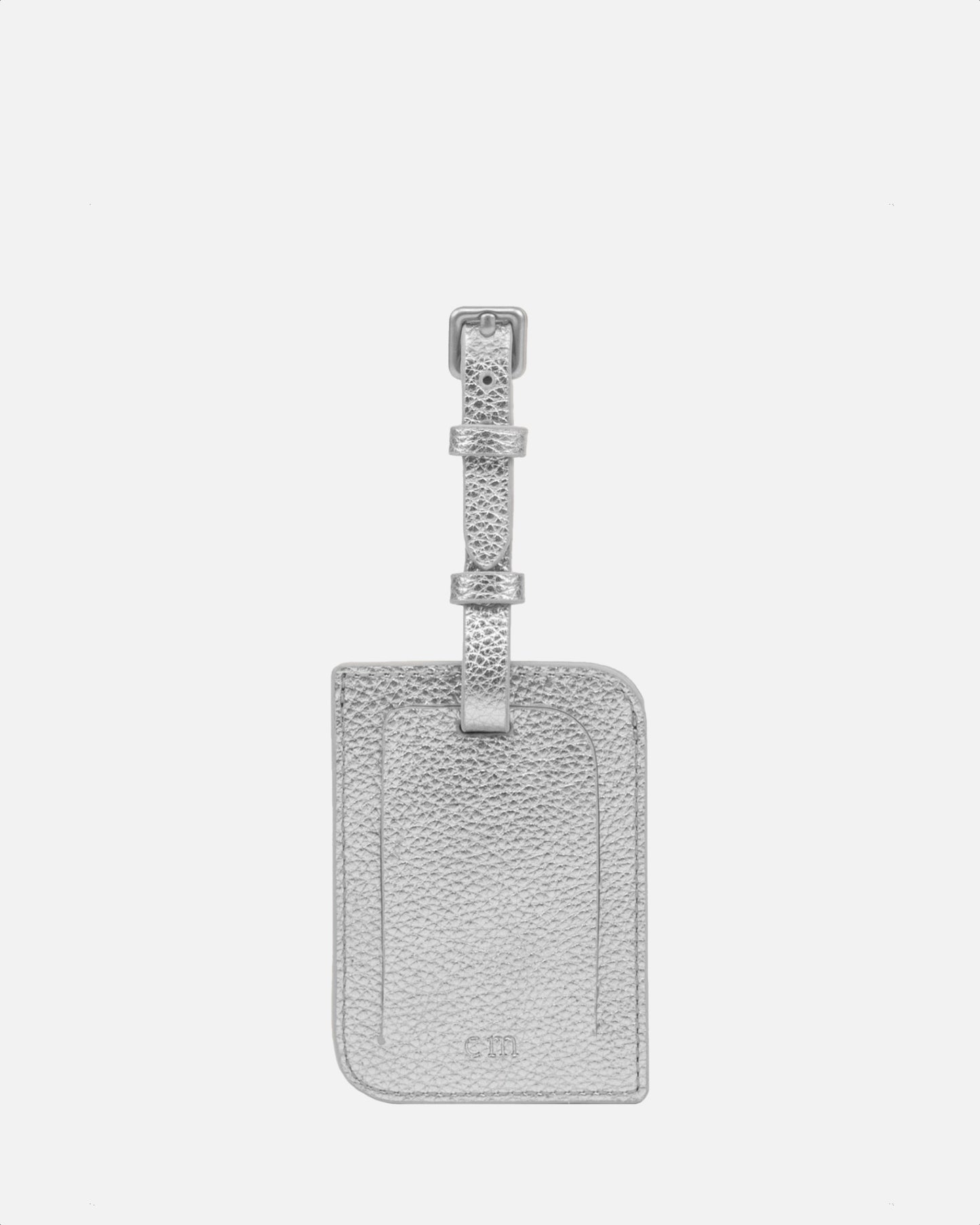 Luxe Luggage Tag Silver