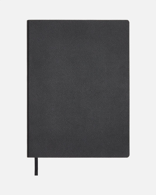 Essential A4 Notebook Recycled Saffiano Black