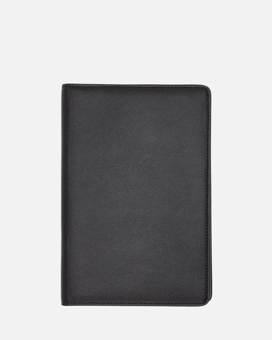 Essential A5 Notebook Holder Recycled Saffiano Black