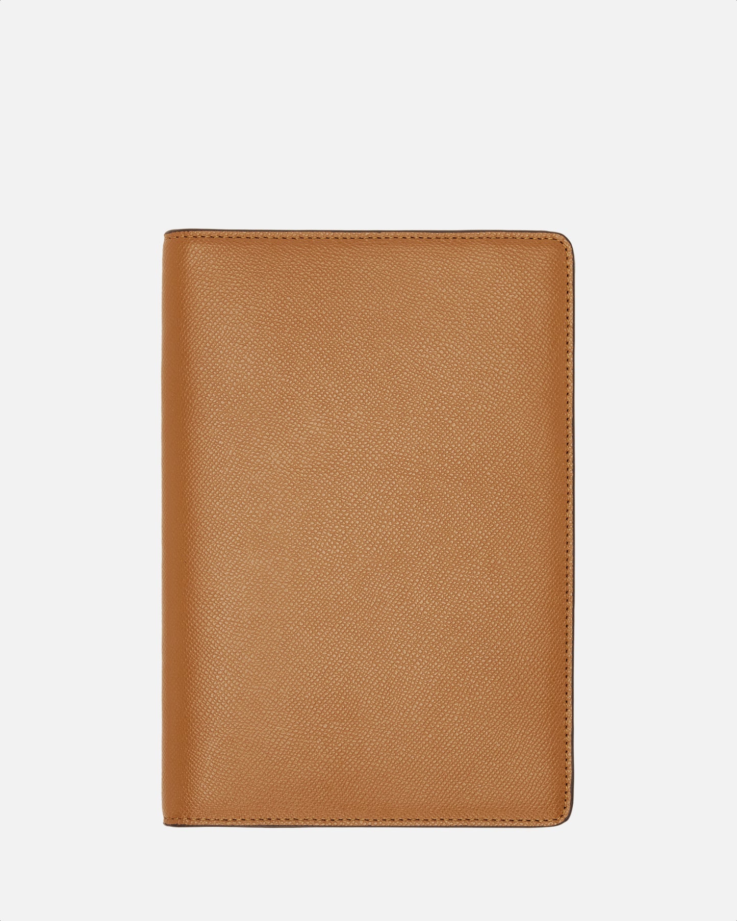 Essentials A5 Notebook Holder Recycled Saffiano Rich Tan