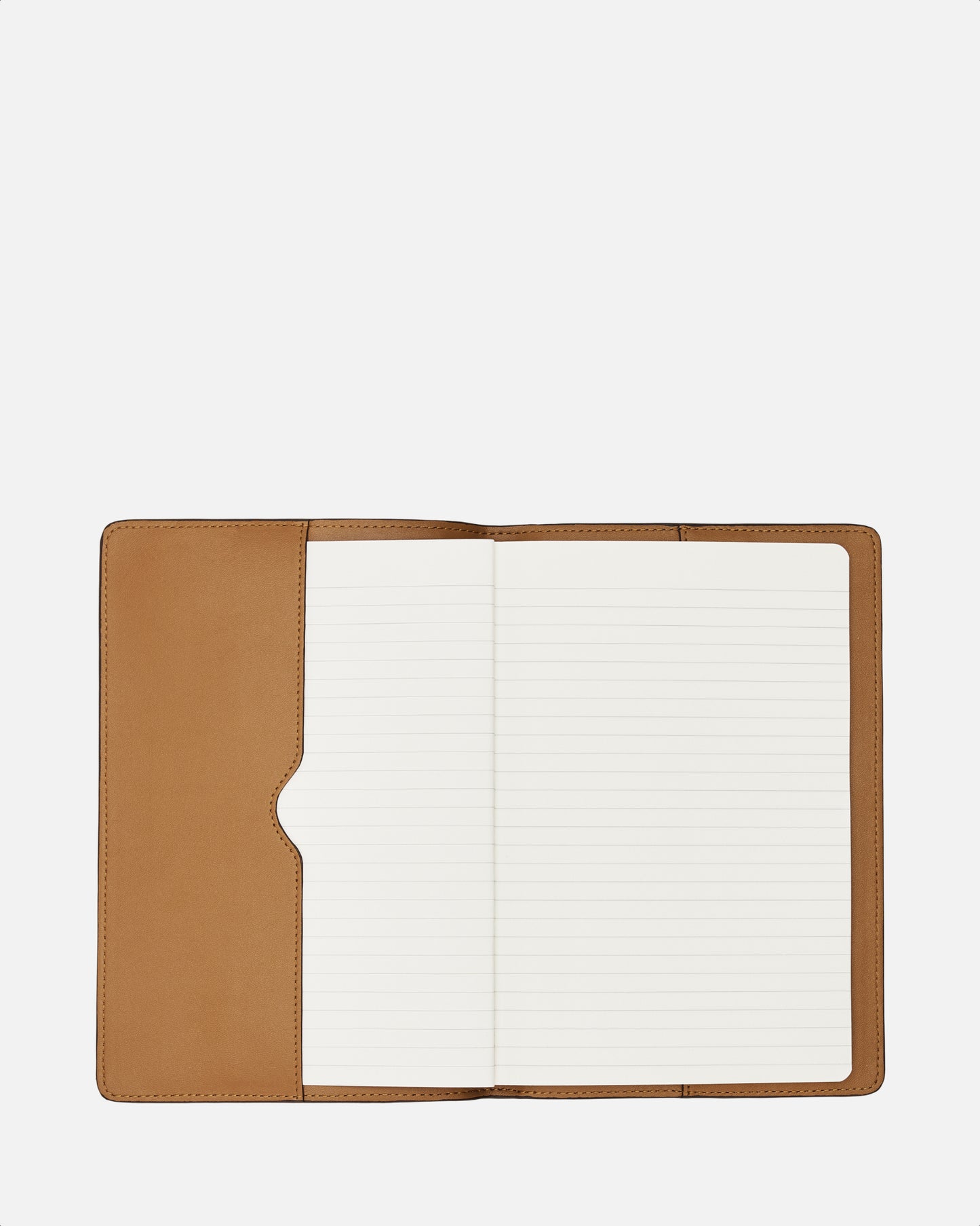 Essentials A5 Notebook Holder Recycled Saffiano Rich Tan