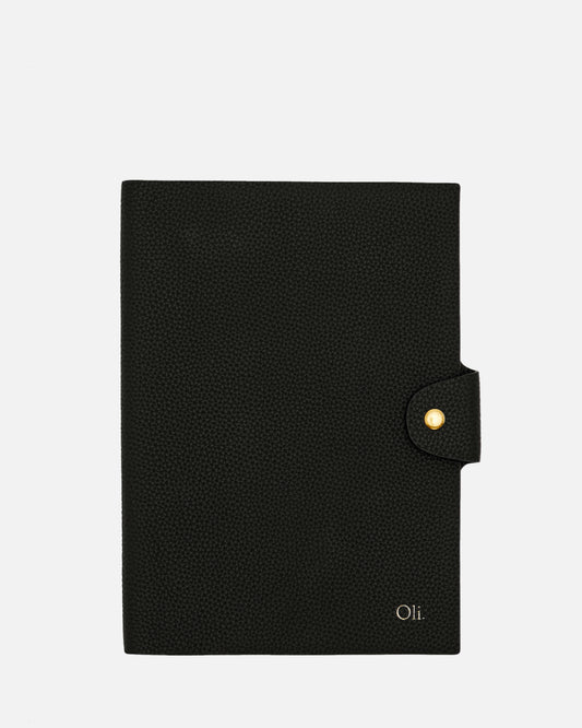 Olivia A5 Notebook Cover Black