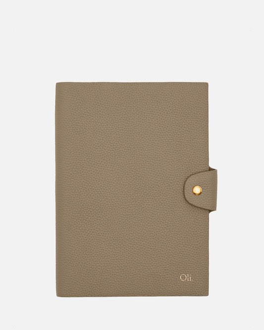 Olivia A5 Notebook Cover Sepia