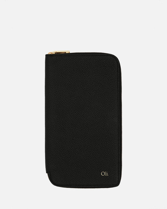 Olivia Family Travel Wallet Black