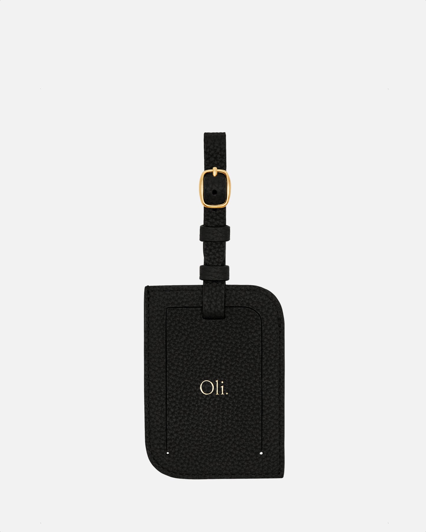 Olivia Luggage Tag Black