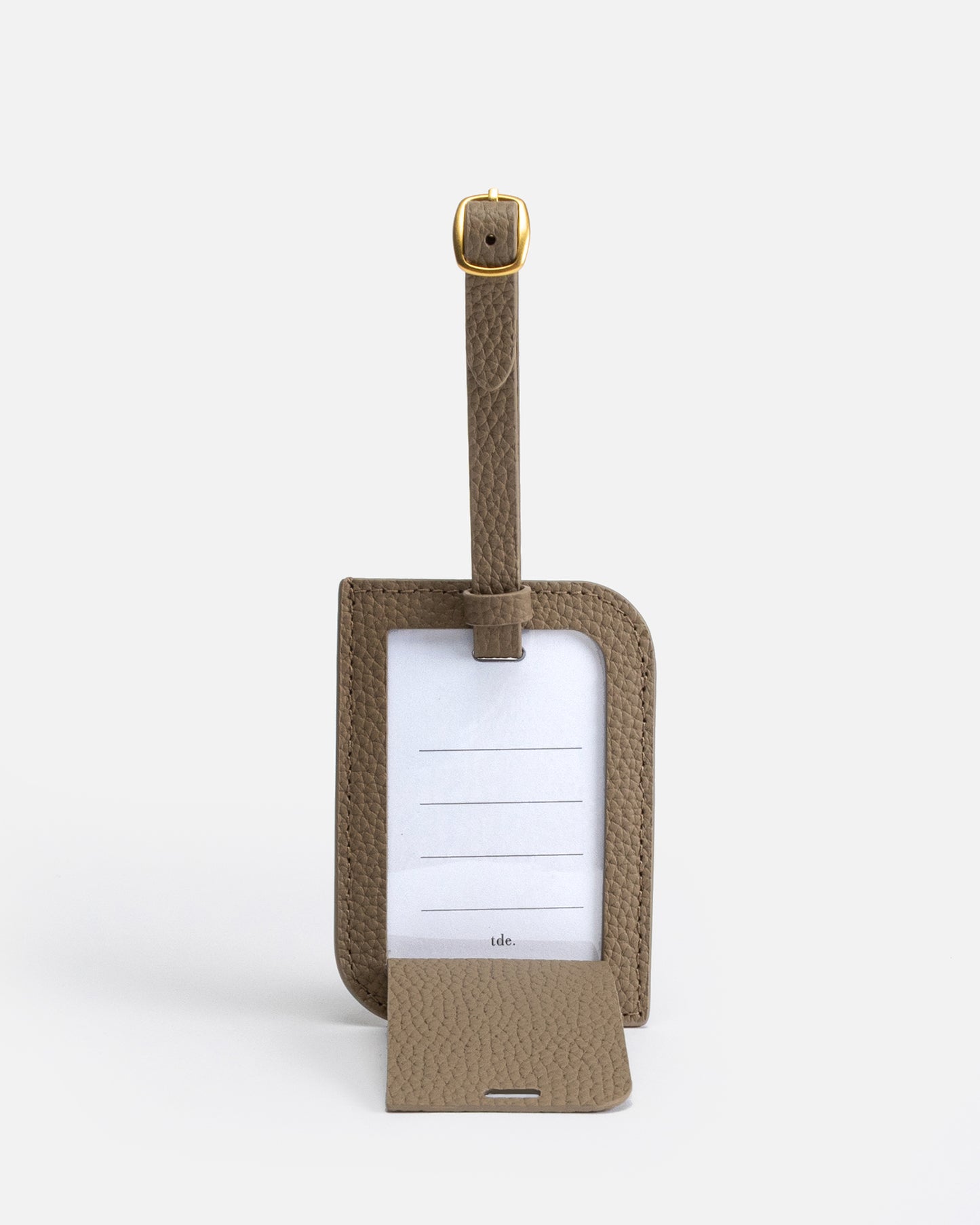 Olivia Luggage Tag Sepia