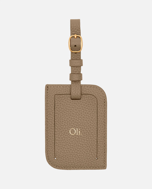 Olivia Luggage Tag Sepia