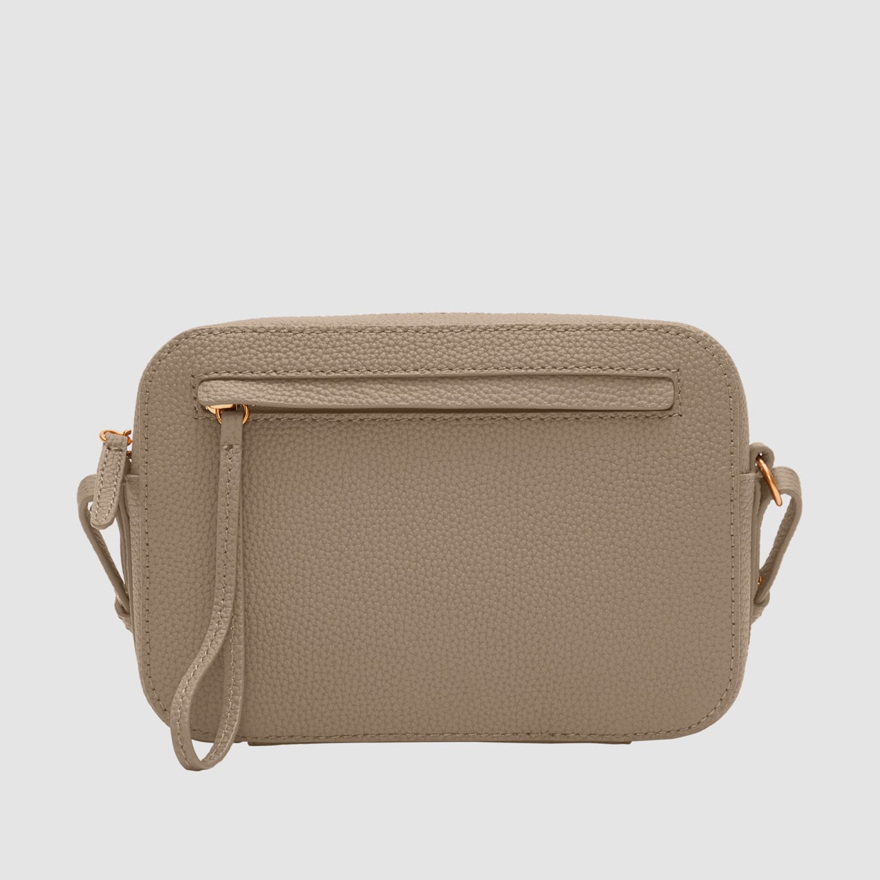 Personalised Olivia Classic Crossbody Bag Sepia with initials | tde ...