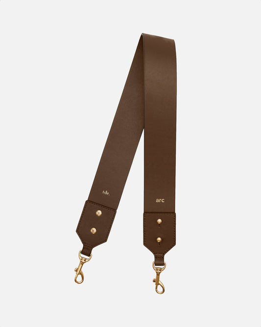 Arc Leather Bag Strap Cedar