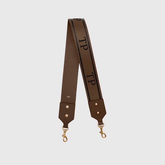 Arc Personalised Leather Strap Cedar