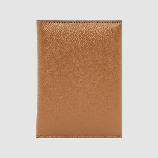 Essential Passport Sleeve Recycled Saffiano Rich Tan