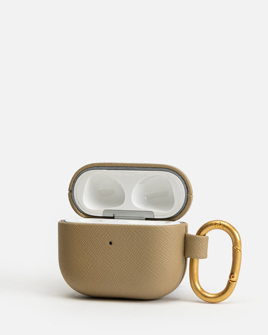 AirPods 3rd Gen Saffiano Leather Case Praline