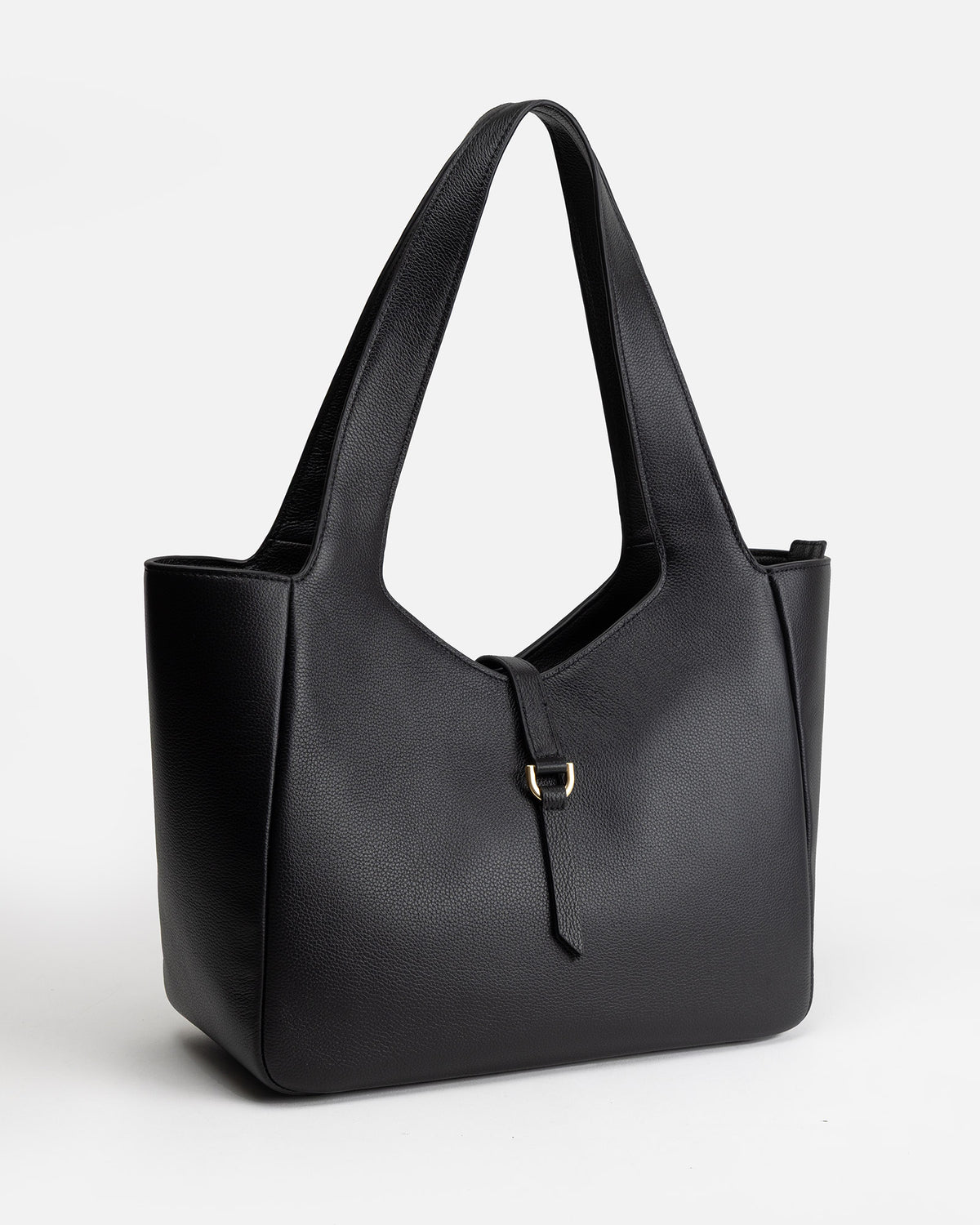 Soft Shell Totes Maia Soft Shoulder Tote Black – The Daily Edited