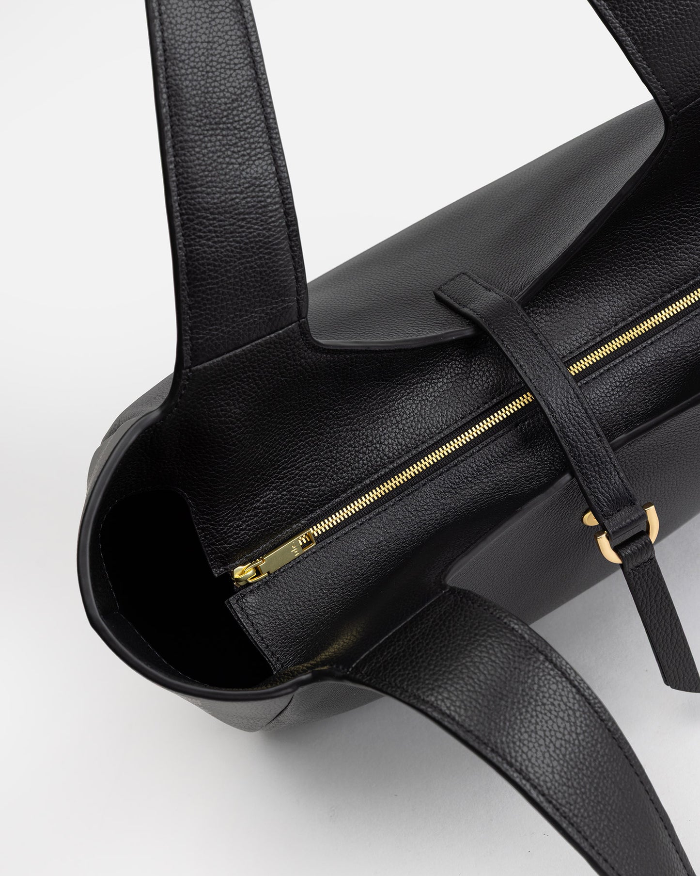 Maia Soft Shoulder Tote Black