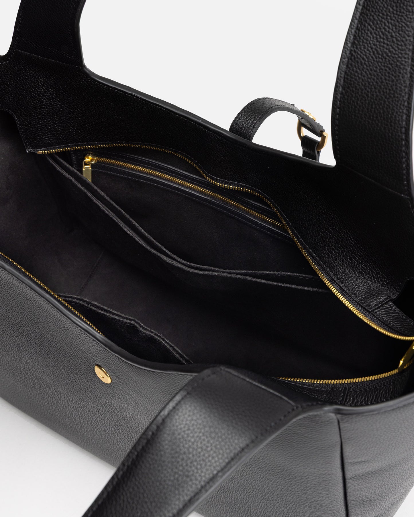 Maia Soft Shoulder Tote Black