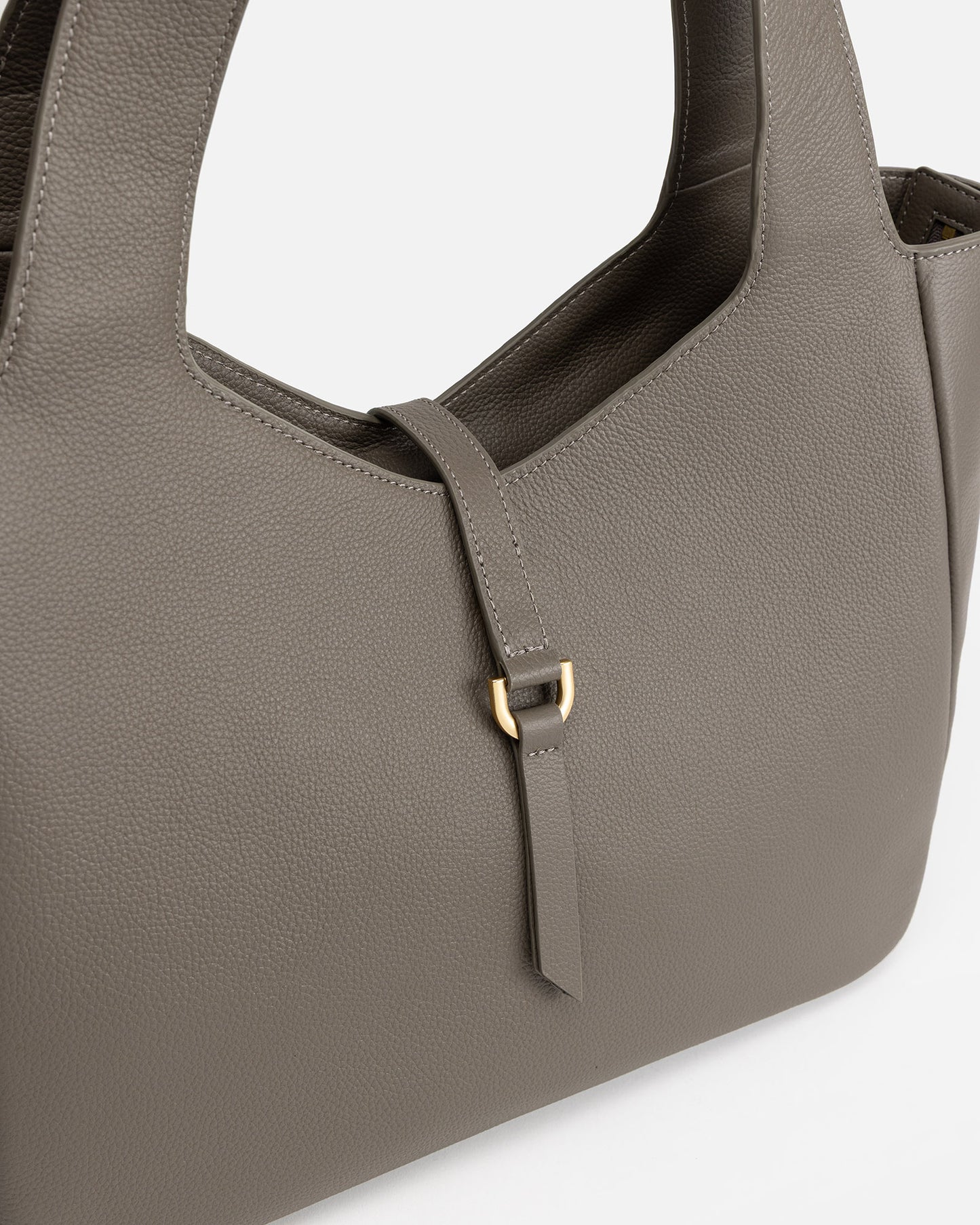 Maia Soft Shoulder Tote Slate Grey