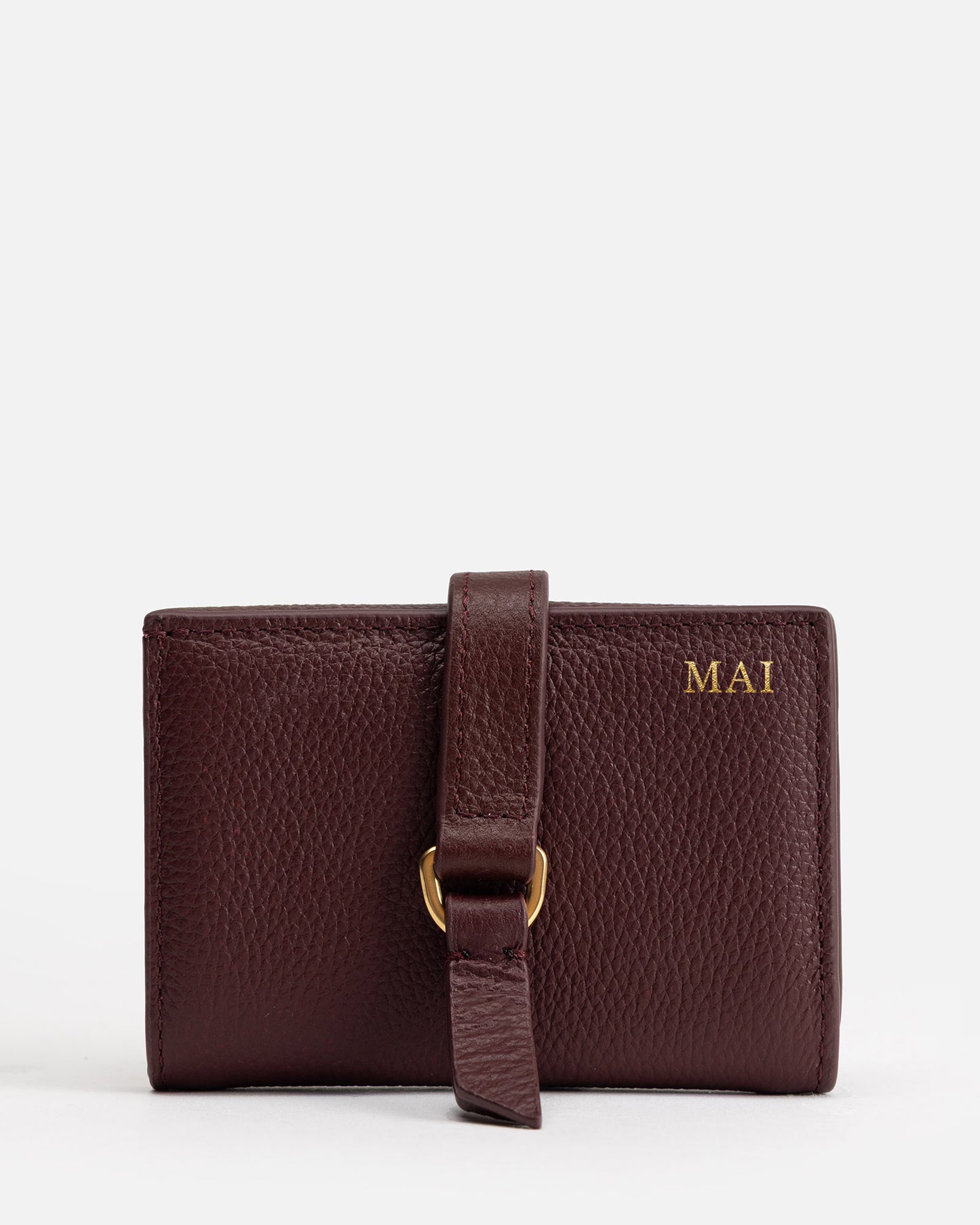 Maia Trifold Snap Wallet Berry Jam