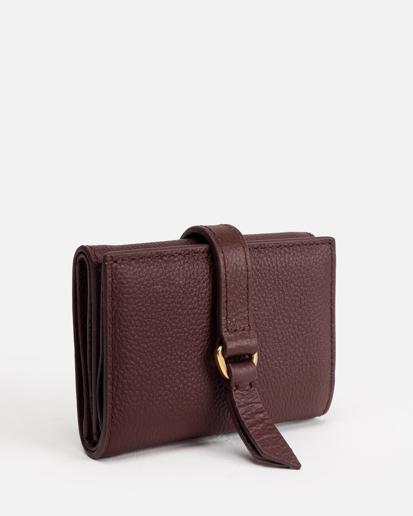 Maia Trifold Snap Wallet Berry Jam