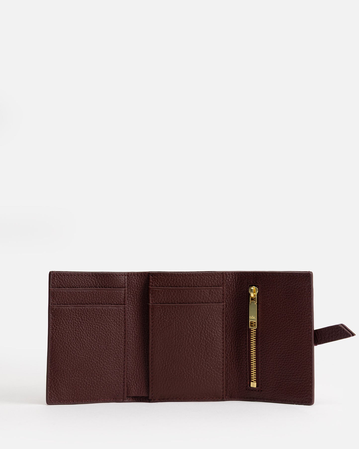 Maia Trifold Snap Wallet Berry Jam