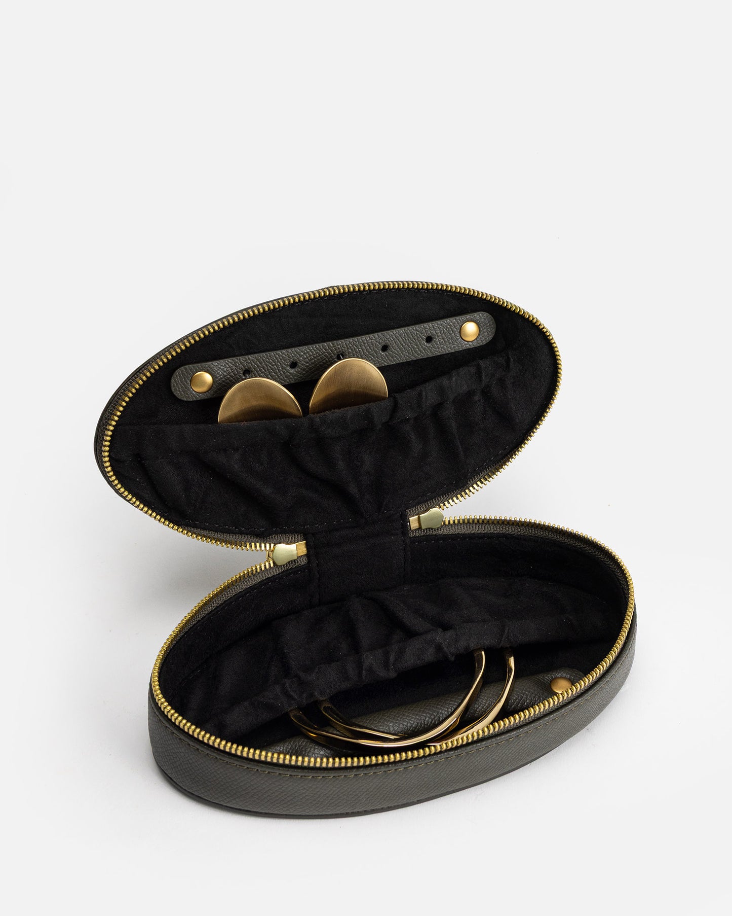 Ava Jewellery Case Olive