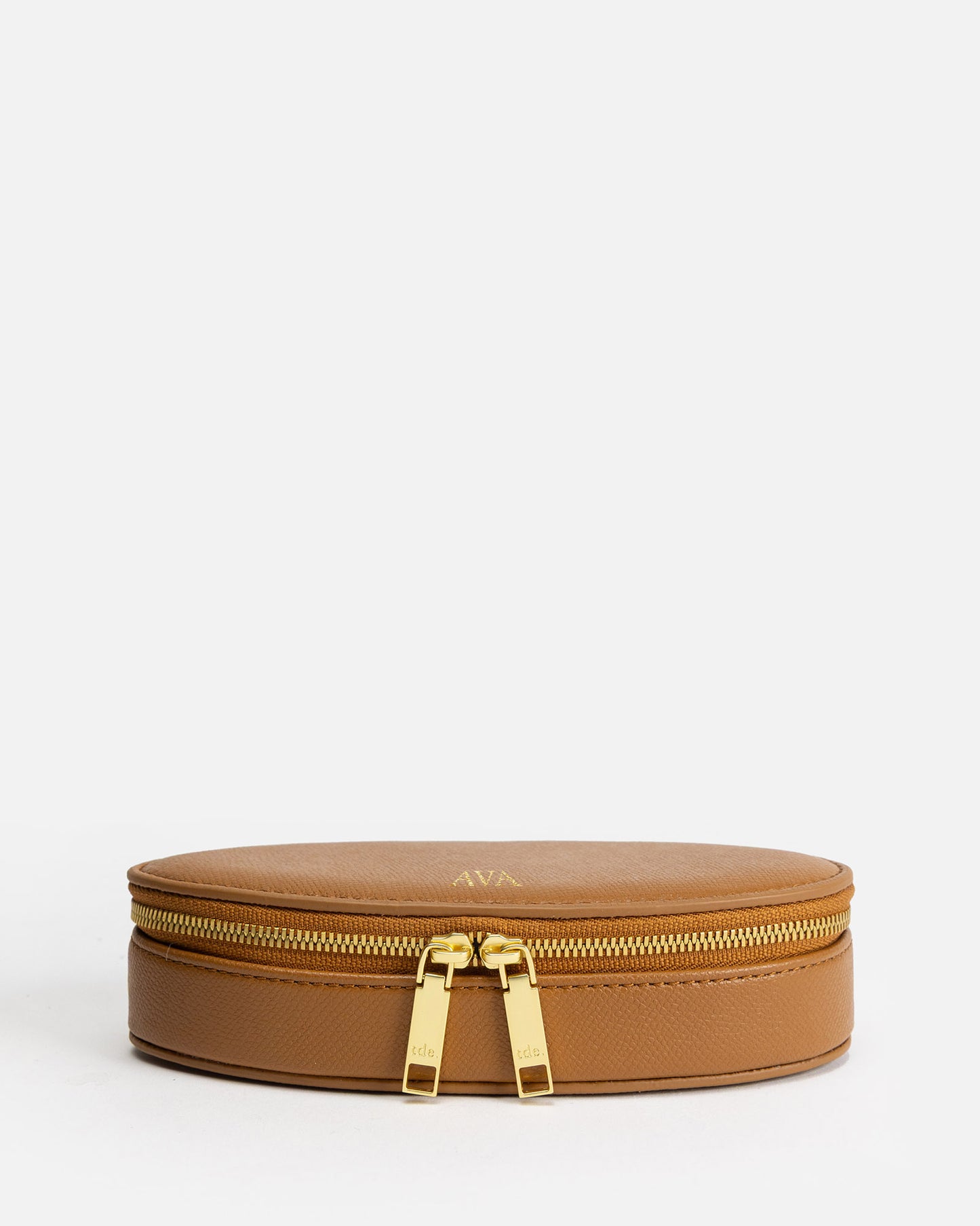 Ava Jewellery Case Tan