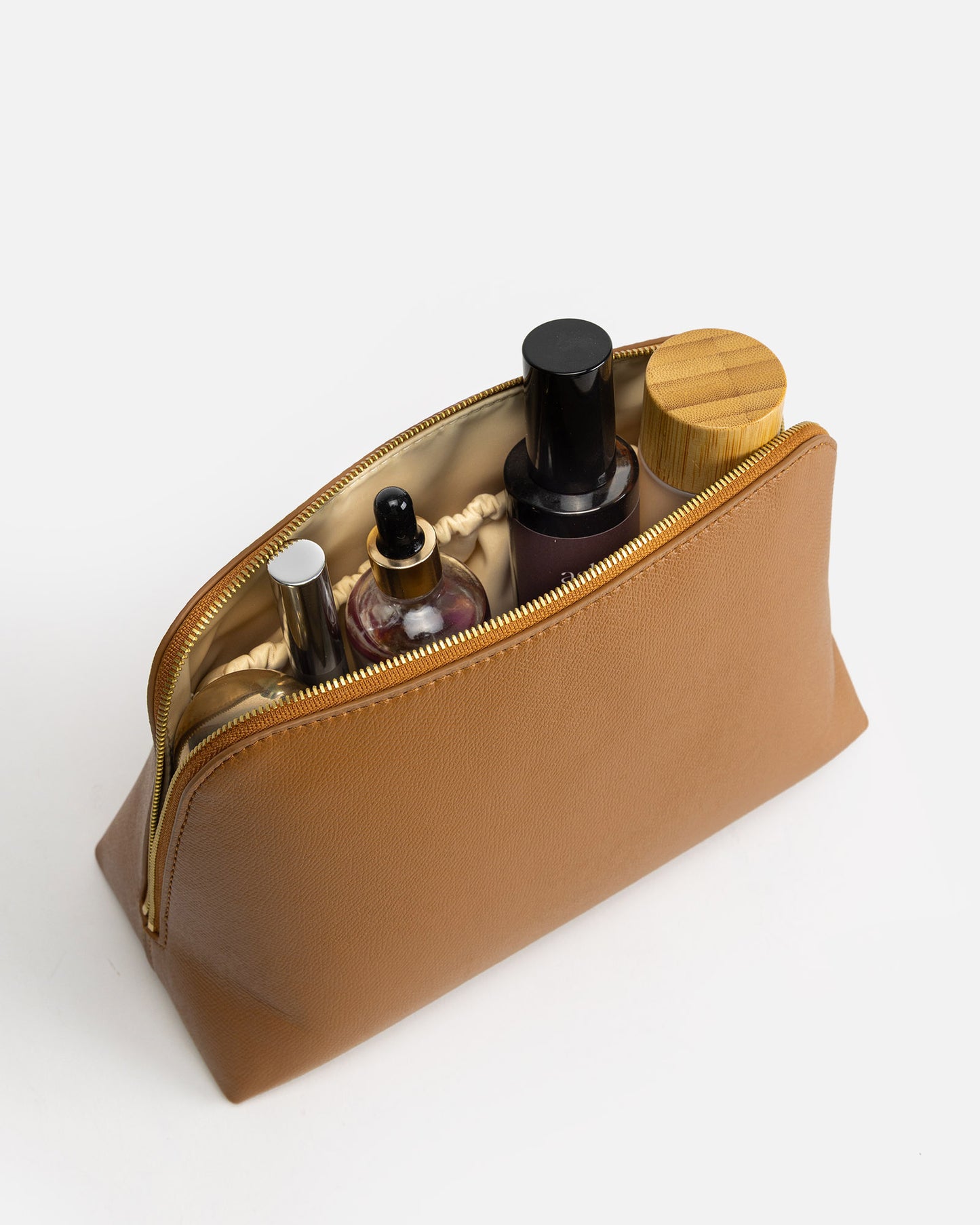 Ava Large Beauty Case Tan