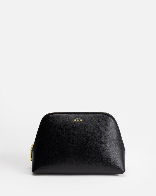Ava Small Beauty Case Black