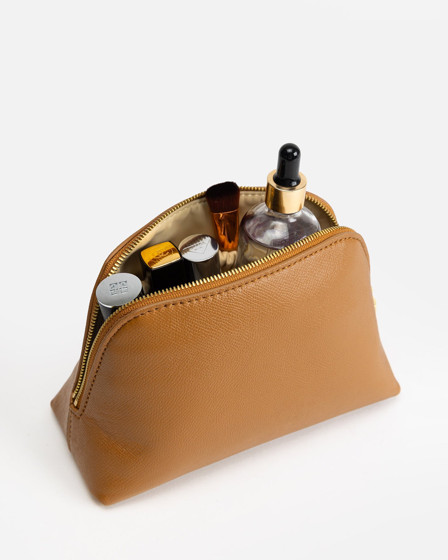 Ava Small Beauty Case Tan