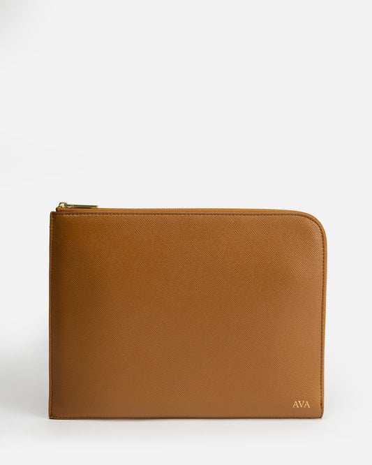 Ava Ipad Organiser Tan