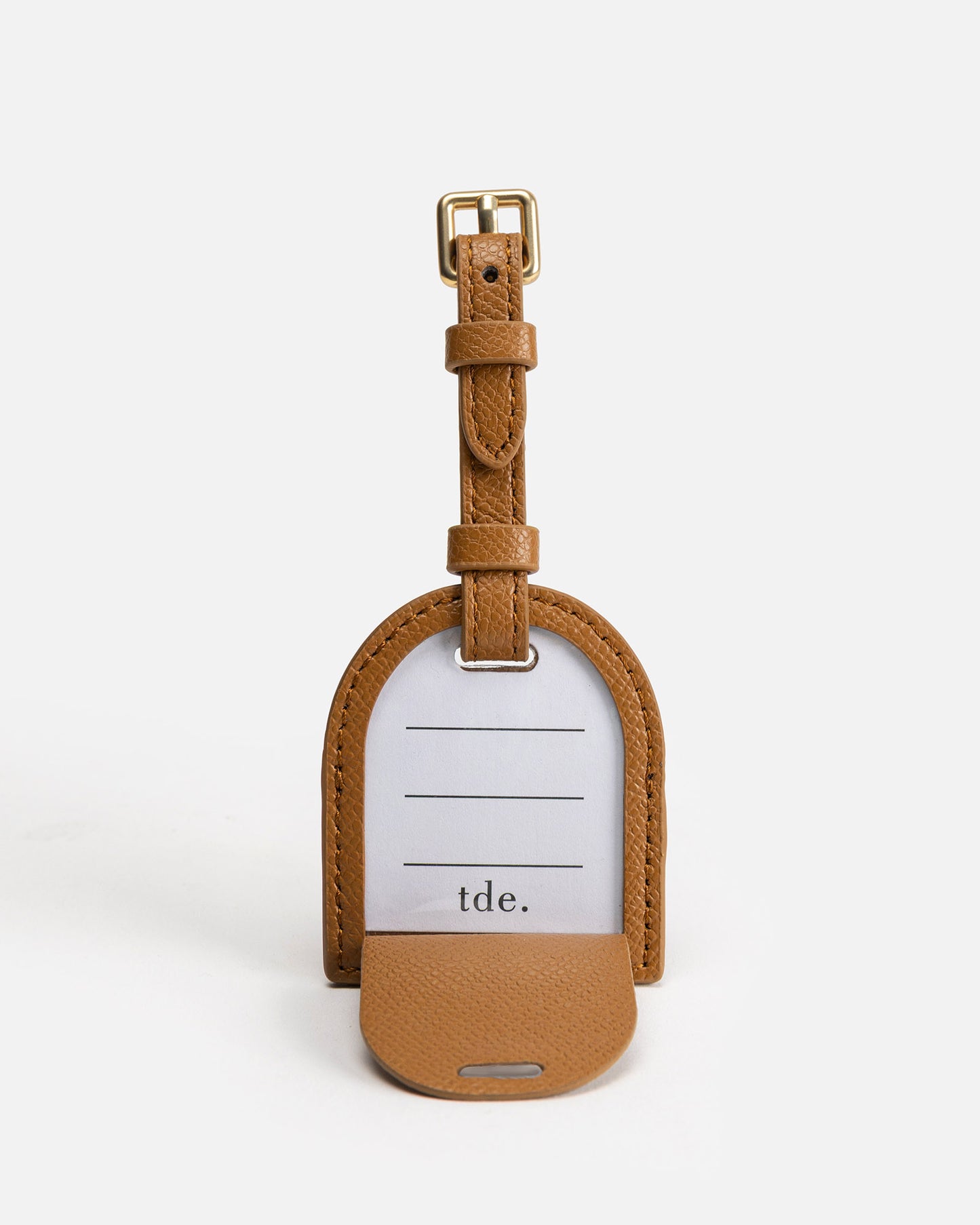 Ava Luggage Tag Tan