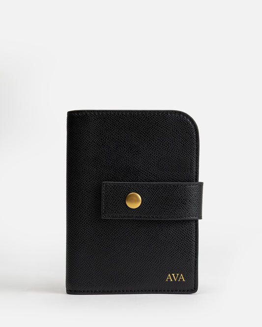 Ava Passport Cover Black