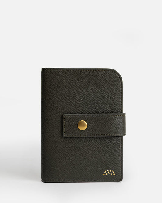 Ava Passport Cover Olive