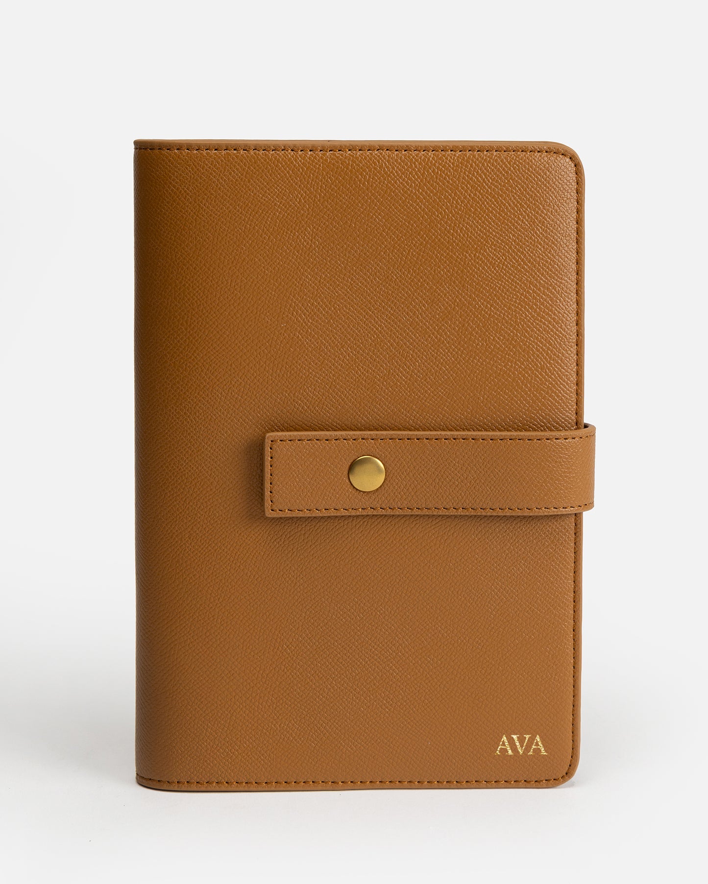 Ava A5 Notebook Holder Tan