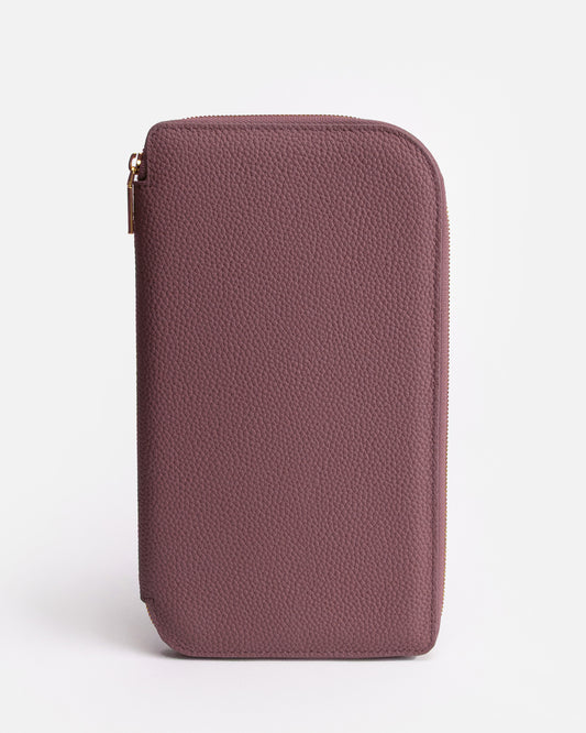 Olivia Family Travel Wallet Musk Mauve