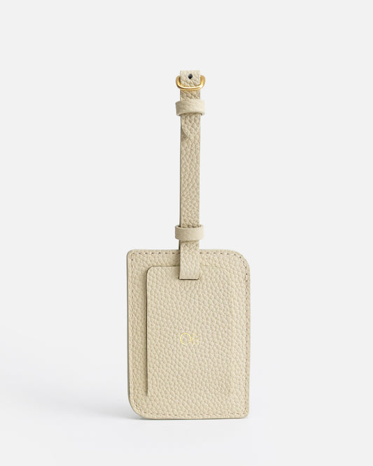 Olivia Luggage Tag Oat