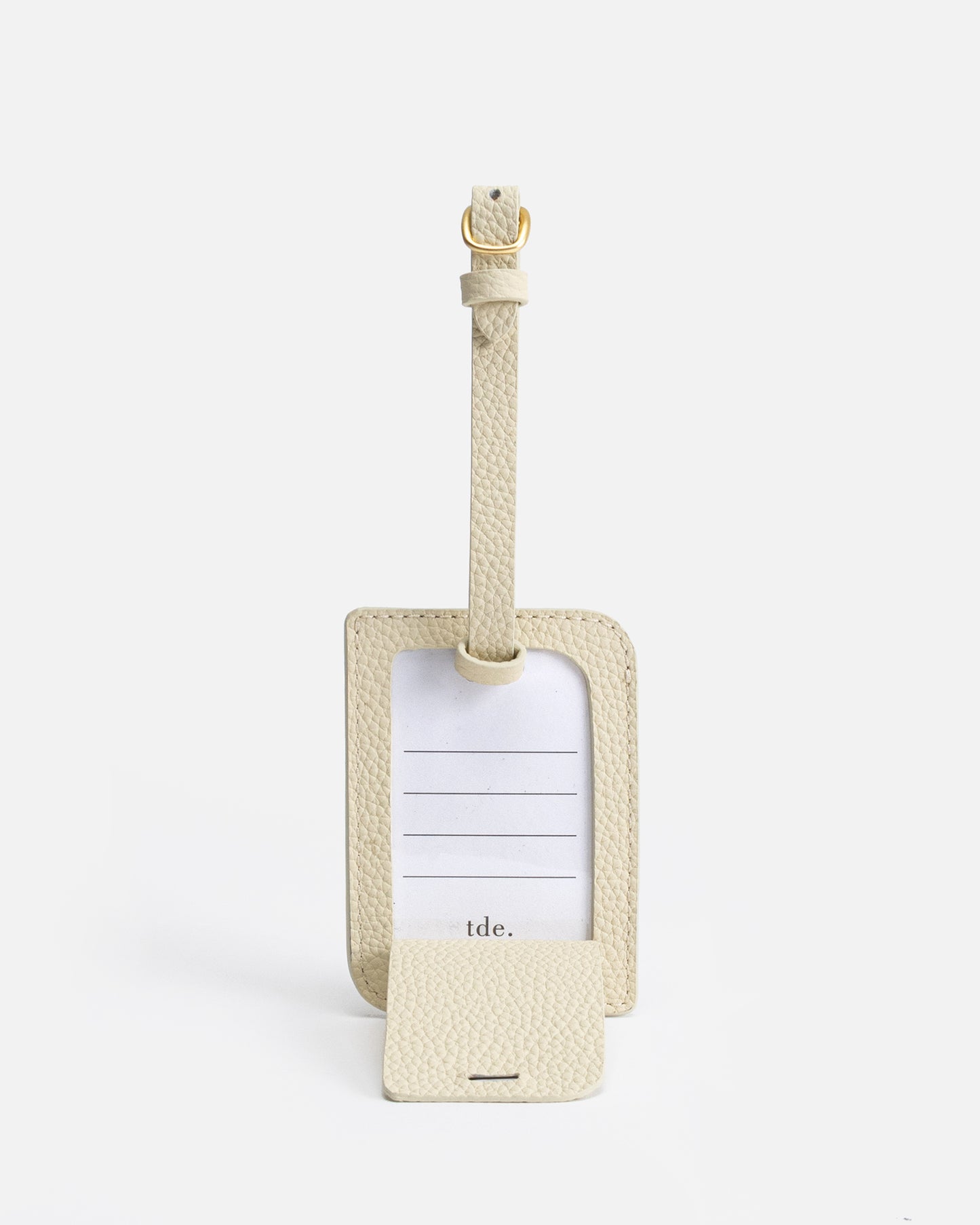 Olivia Luggage Tag Oat