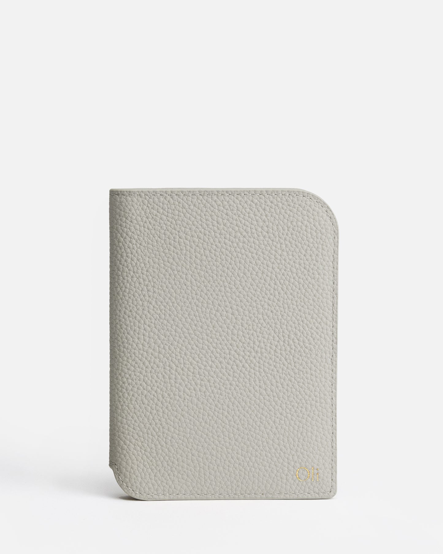 Olivia Passport Holder Whisper Grey