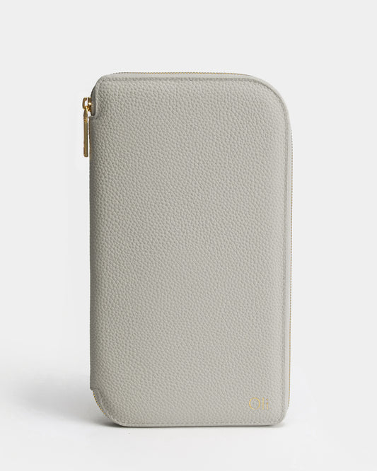 Olivia Family Travel Wallet Whisper Grey