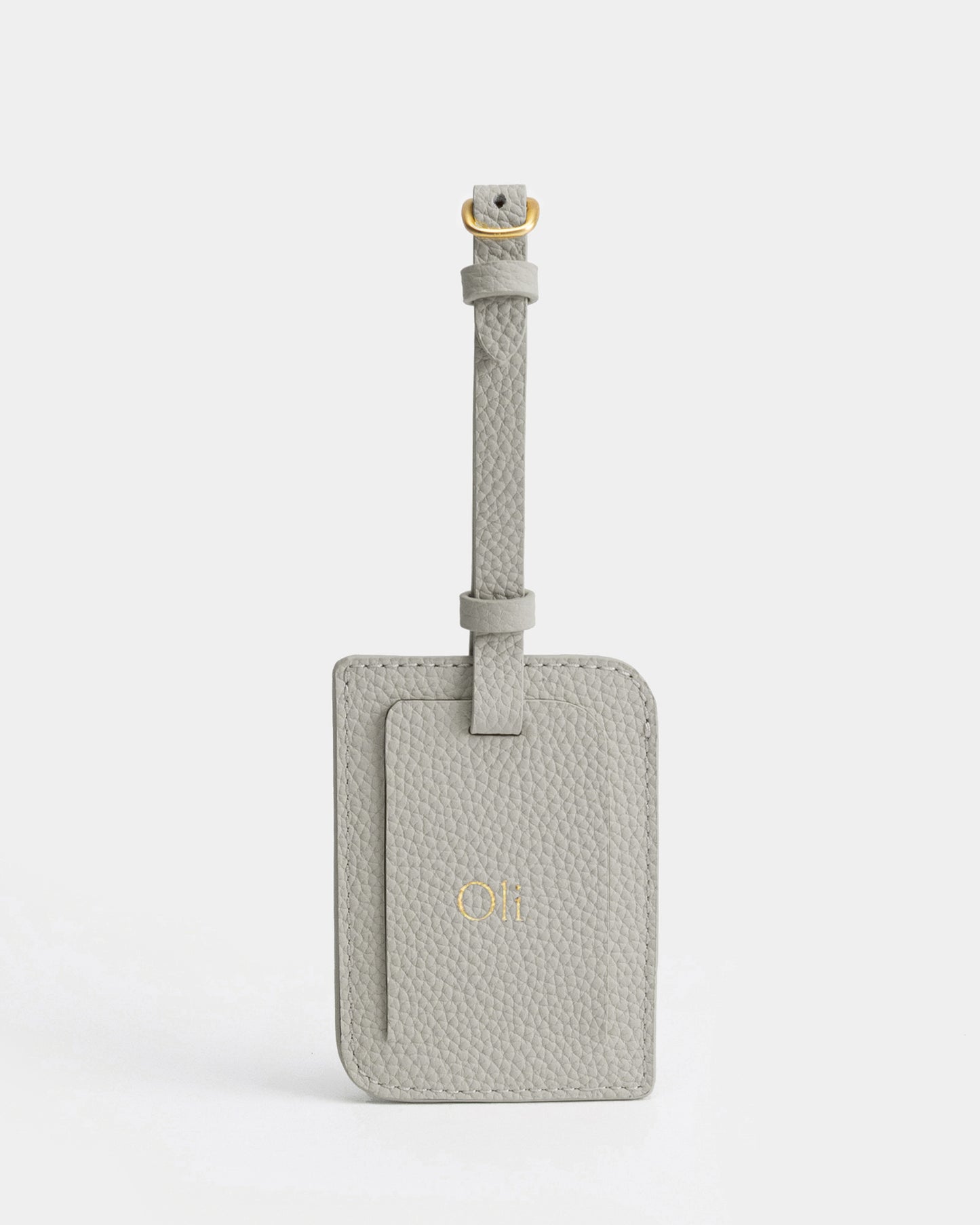Olivia Luggage Tag Whisper Grey