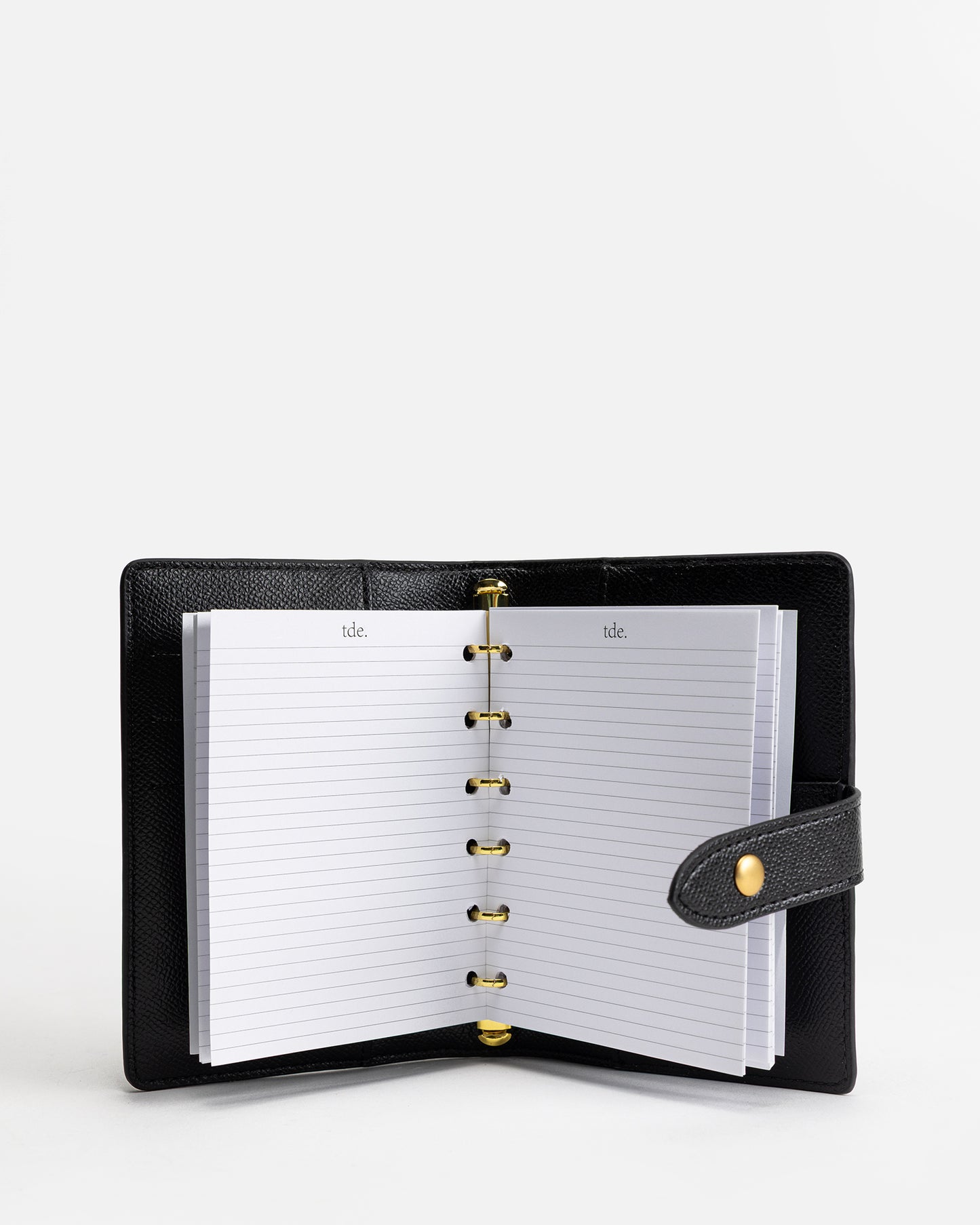 Essentials A6 Ring Binder Notebooks Black