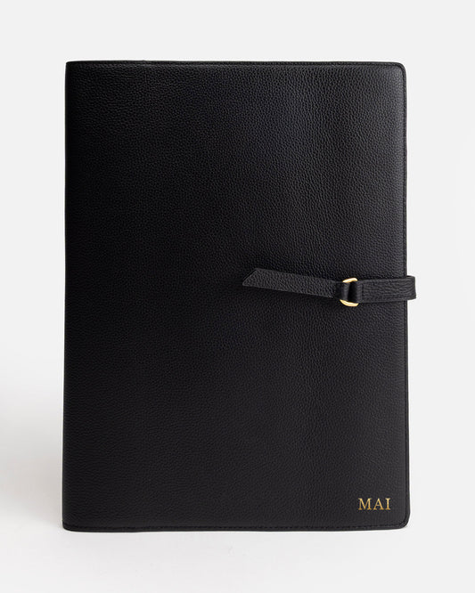 Maia A4 Notebook Holder Black