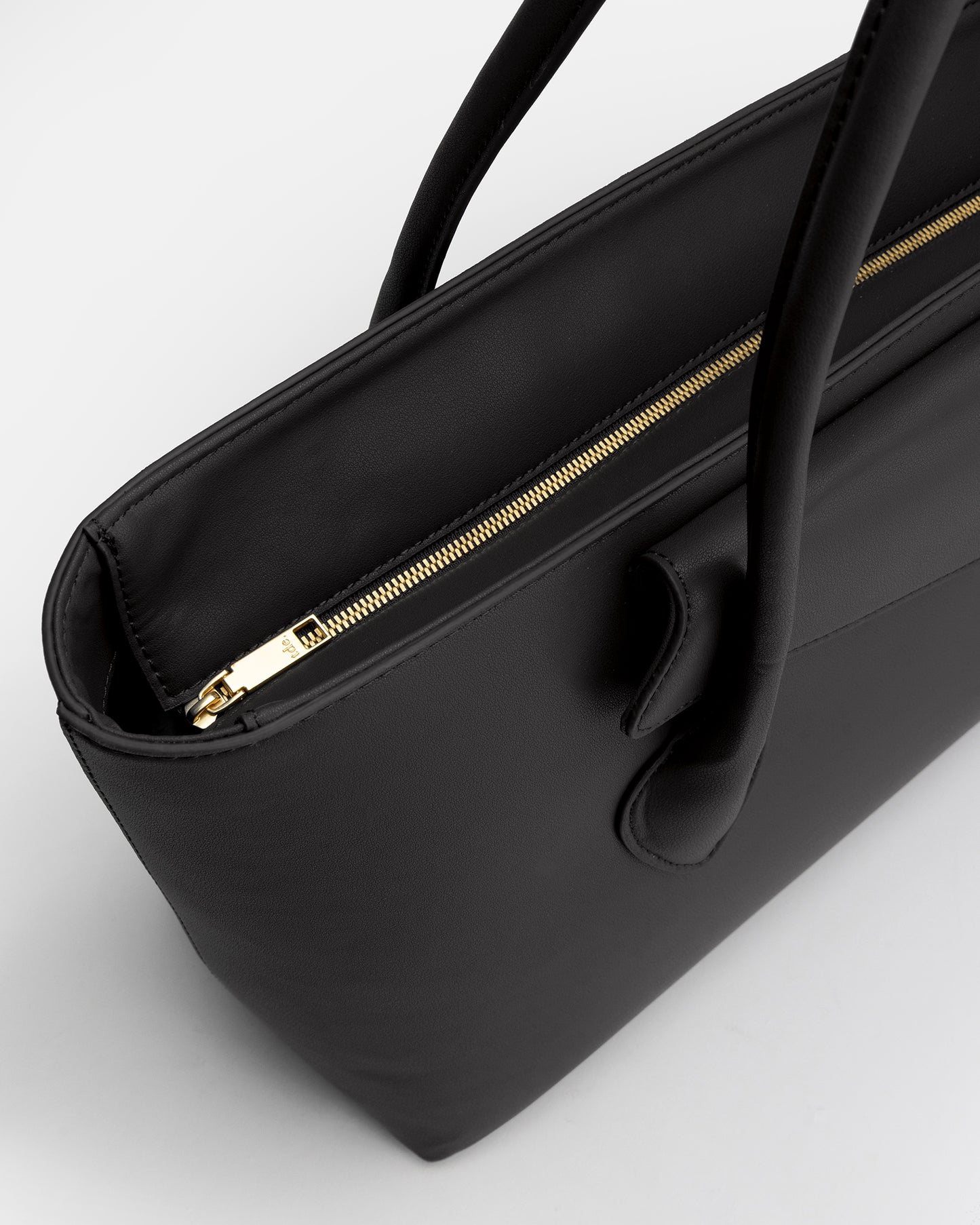 Zaphia Work Shoulder Tote Bag Black