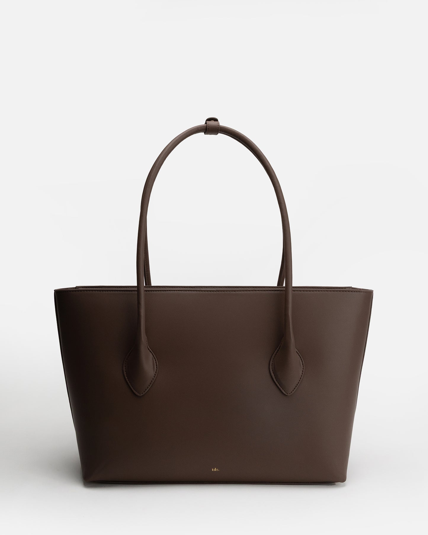Zaphia Work Shoulder Tote Bag Brown