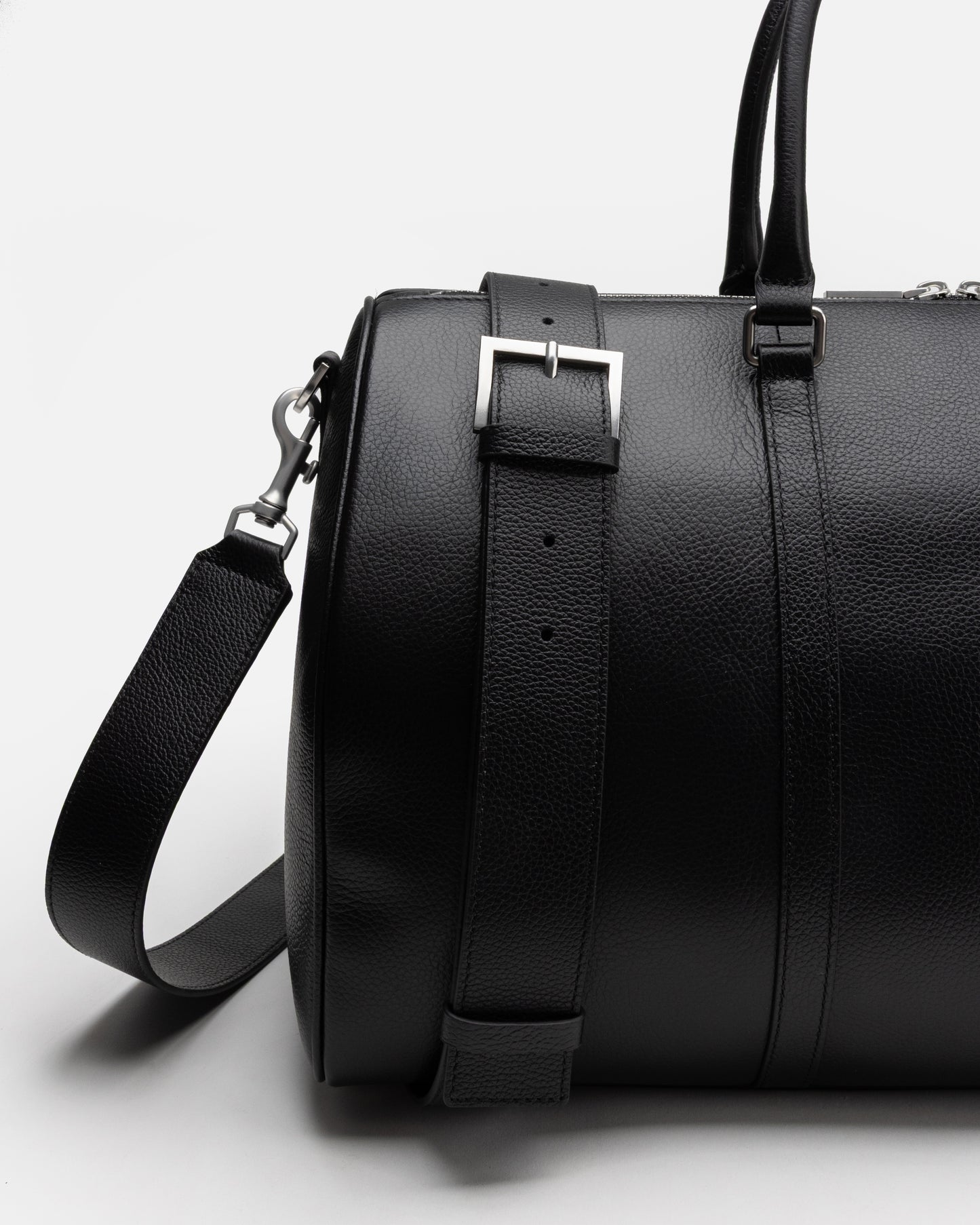 Jude Weekend Bag Small Black and Silver