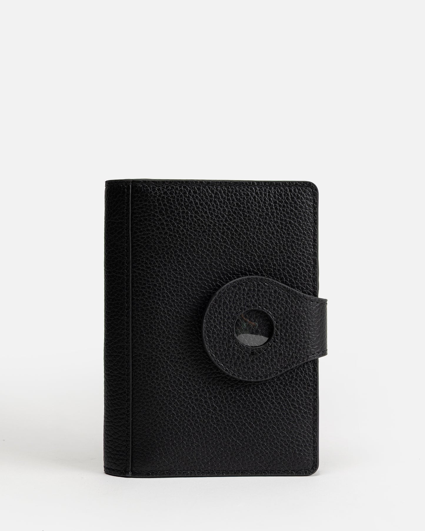 Jude Airtag Passport Holder Black
