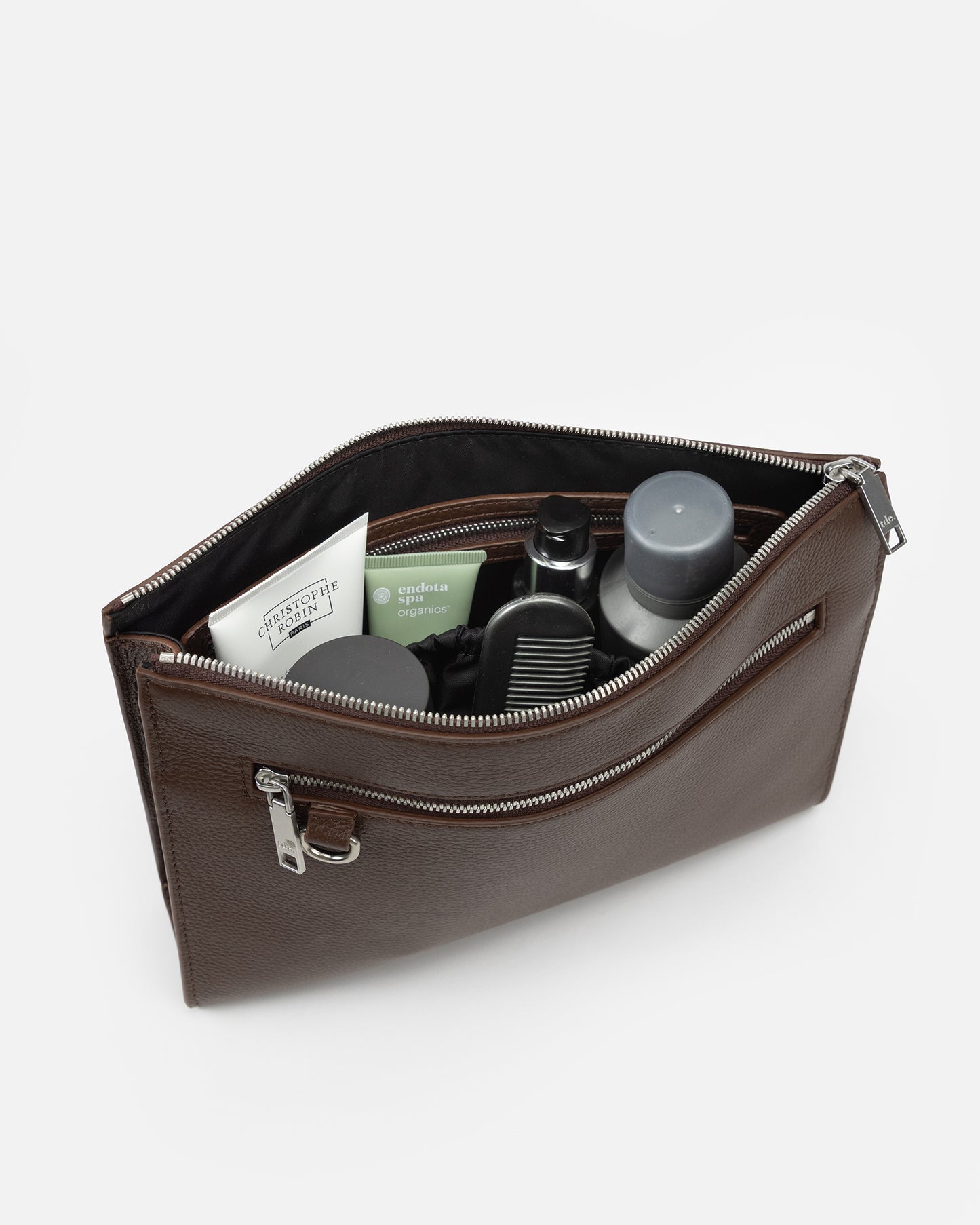 Jude Travel Pouch Large Chestnut