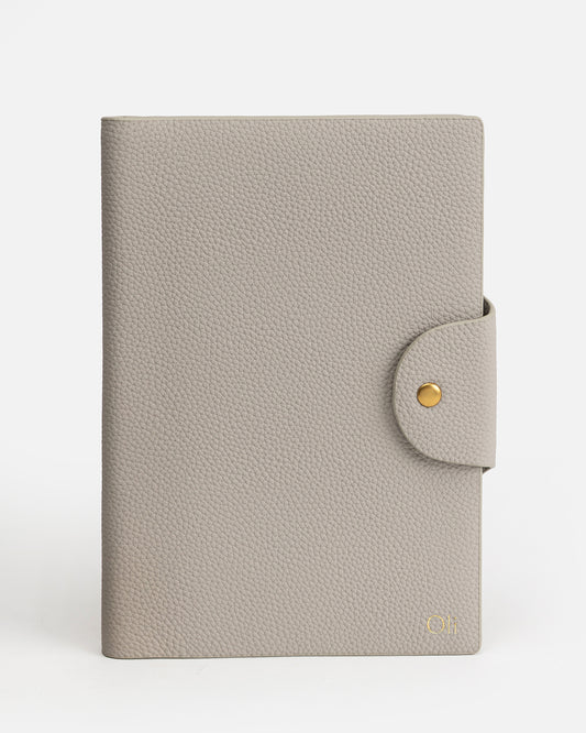 Olivia A5 Notebook Holder Whisper Grey